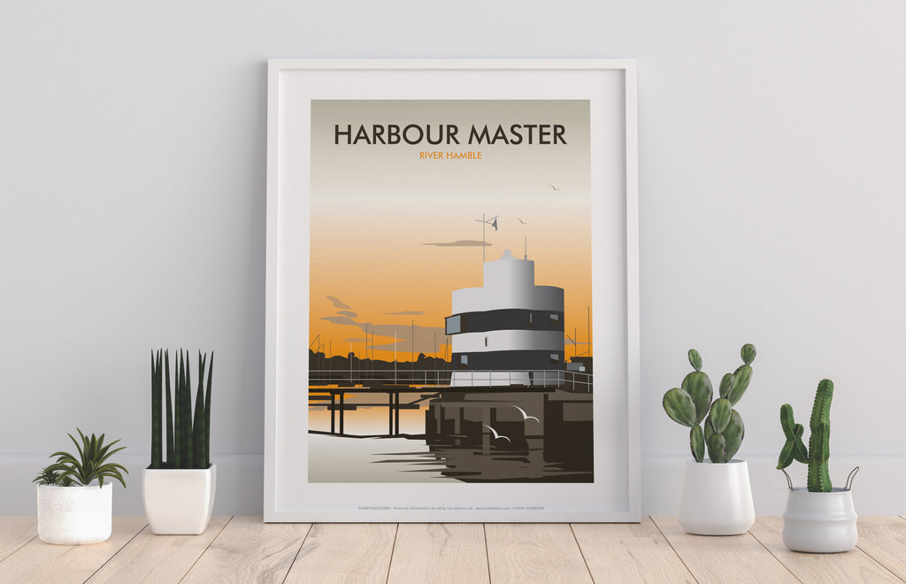 Harbour Master By Artist Dave Thompson - Premium Art Print