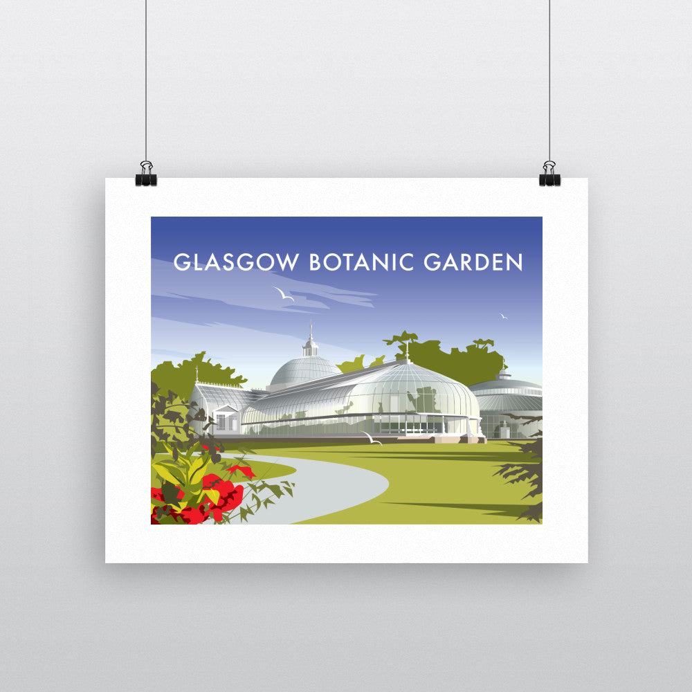 THOMPSON530: Glasgow Botanic Garden. Greeting Card 6x6