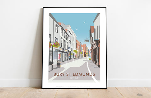 Bury St Edmunds By Artist Dave Thompson - Premium Art Print