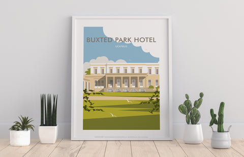 Buxted Park Hotel By Artist Dave Thompson - Art Print