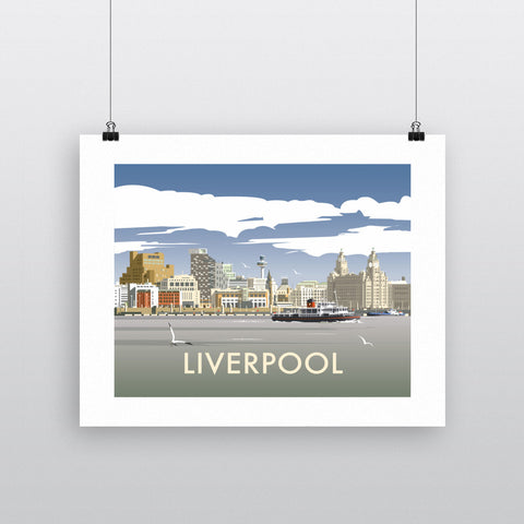 THOMPSON537: Liverpool. Greeting Card 6x6