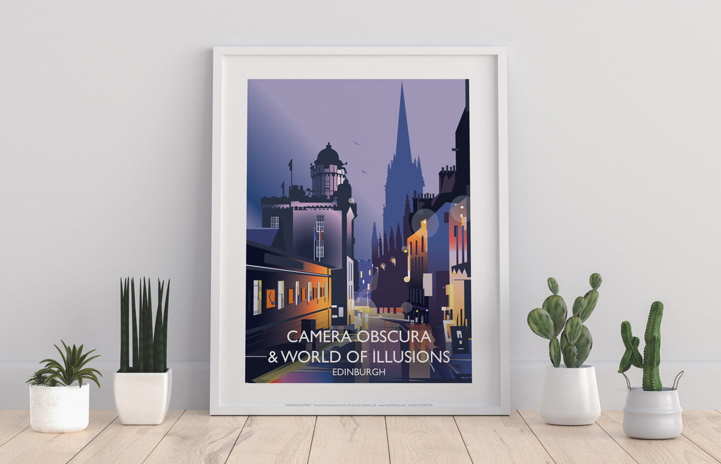 World Of Illusions, Edinburgh By Dave Thompson Art Print