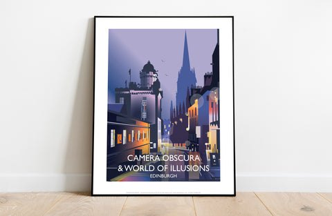 World Of Illusions, Edinburgh By Dave Thompson Art Print