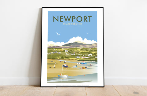 Newport, Pembrokeshire By Artist Dave Thompson - Art Print