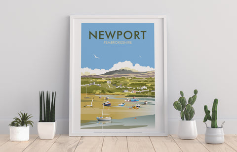 Newport, Pembrokeshire By Artist Dave Thompson - Art Print