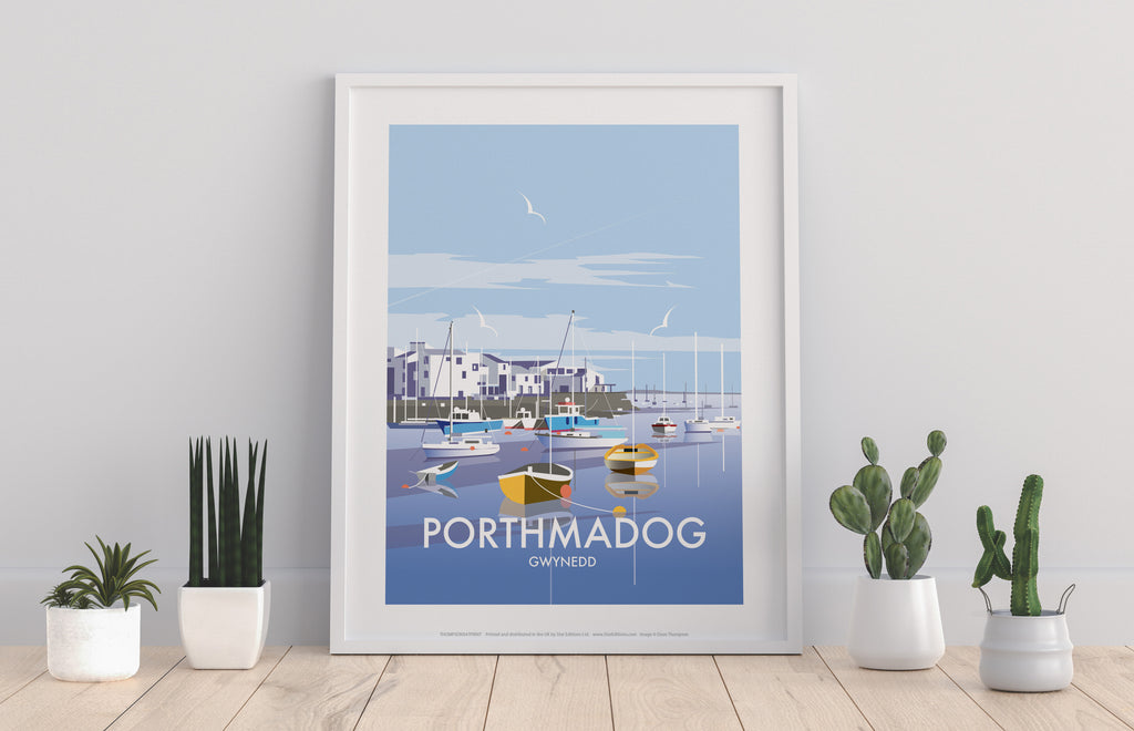 Porthmadog, Gwynedd By Artist Dave Thompson - Art Print