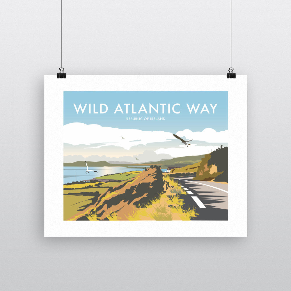 THOMPSON548: Wild Atlantic Way Ireland. Greeting Card 6x6