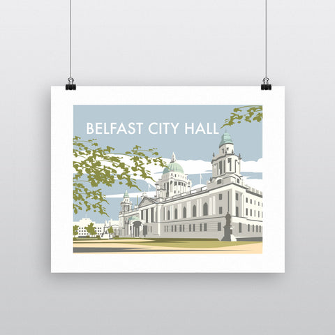THOMPSON550: Belfast City Hall. Greeting Card 6x6