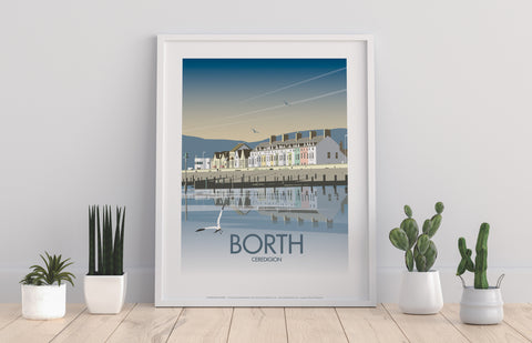 Borth, Ceredigion By Artist Dave Thompson - Art Print