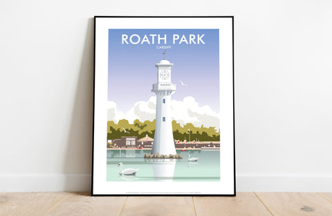 Roath Park, Cardiff By Artist Dave Thompson - Art Print