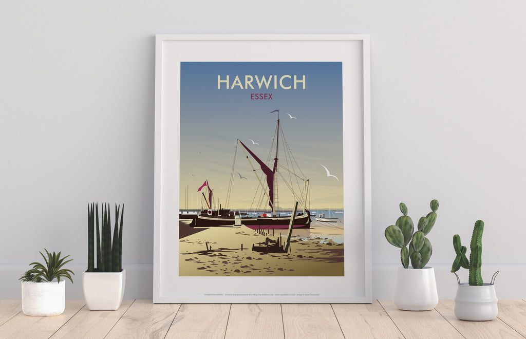 Harwich, Essex By Artist Dave Thompson - Premium Art Print