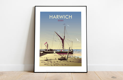 Harwich, Essex By Artist Dave Thompson - Premium Art Print
