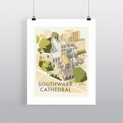 THOMPSON582: Southwark Cathedral. Greeting Card 6x6