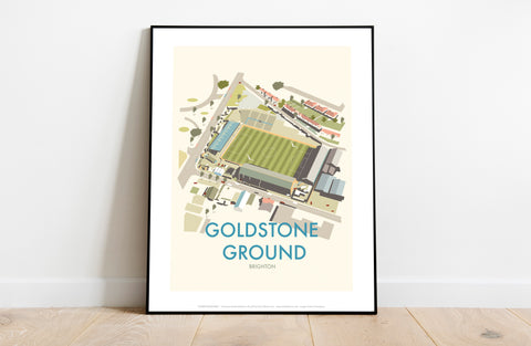 Goldstone Ground, Brighton By Artist Dave Thompson Art Print