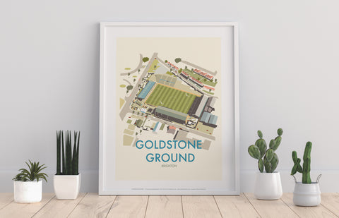Goldstone Ground, Brighton By Artist Dave Thompson Art Print