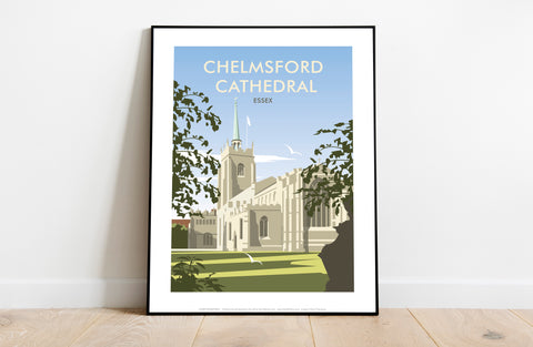 Chelmsford Cathedral,Essex By Artist Dave Thompson Art Print