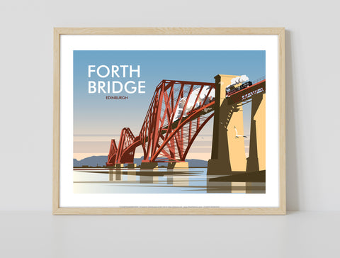 Forth Bridge, Edinburgh By Artist Dave Thompson Art Print