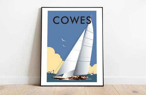 Cowes By Artist Dave Thompson - 11X14inch Premium Art Print