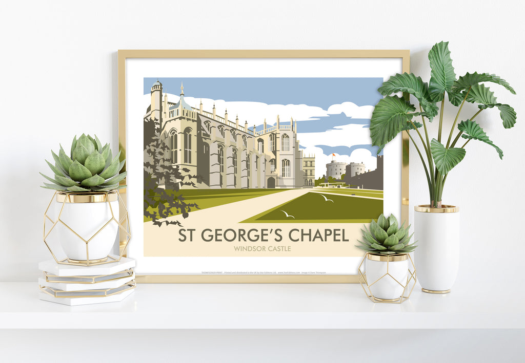 St George's Chapel, Windsor Castle - Dave Thompson Art Print