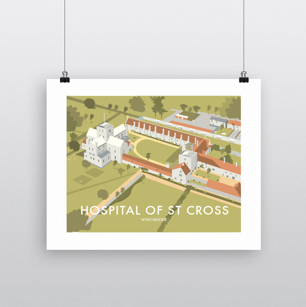 THOMPSON593: Hospital of St Cross Winchester. Greeting Card 6x6