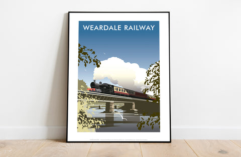 Weardale Railway By Artist Dave Thompson - 11X14inch Premium Art Print