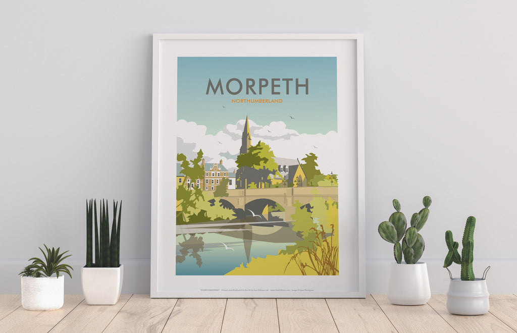 Morpeth, Northumberland By Artist Dave Thompson Art Print