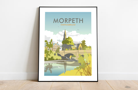 Morpeth, Northumberland By Artist Dave Thompson Art Print