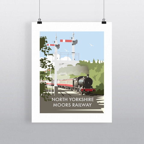 THOMPSON601: North Yorkshire Moors Railway. Greeting Card 6x6