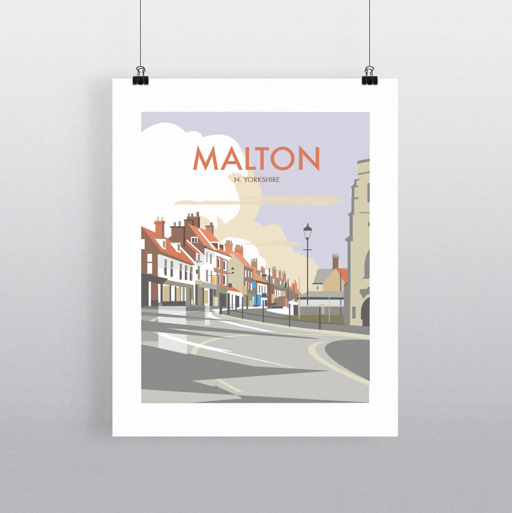THOMPSON603: Malton North Yorkshire. Greeting Card 6x6