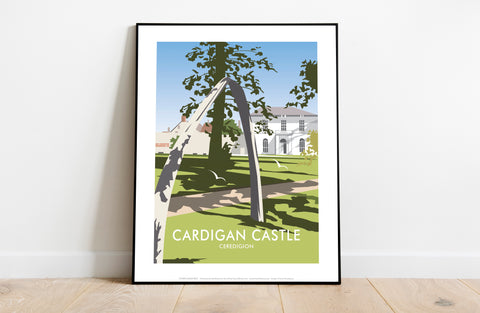 Cardigan Castle,Ceredigion By Artist Dave Thompson Art Print