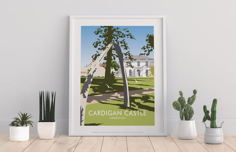 Cardigan Castle,Ceredigion By Artist Dave Thompson Art Print