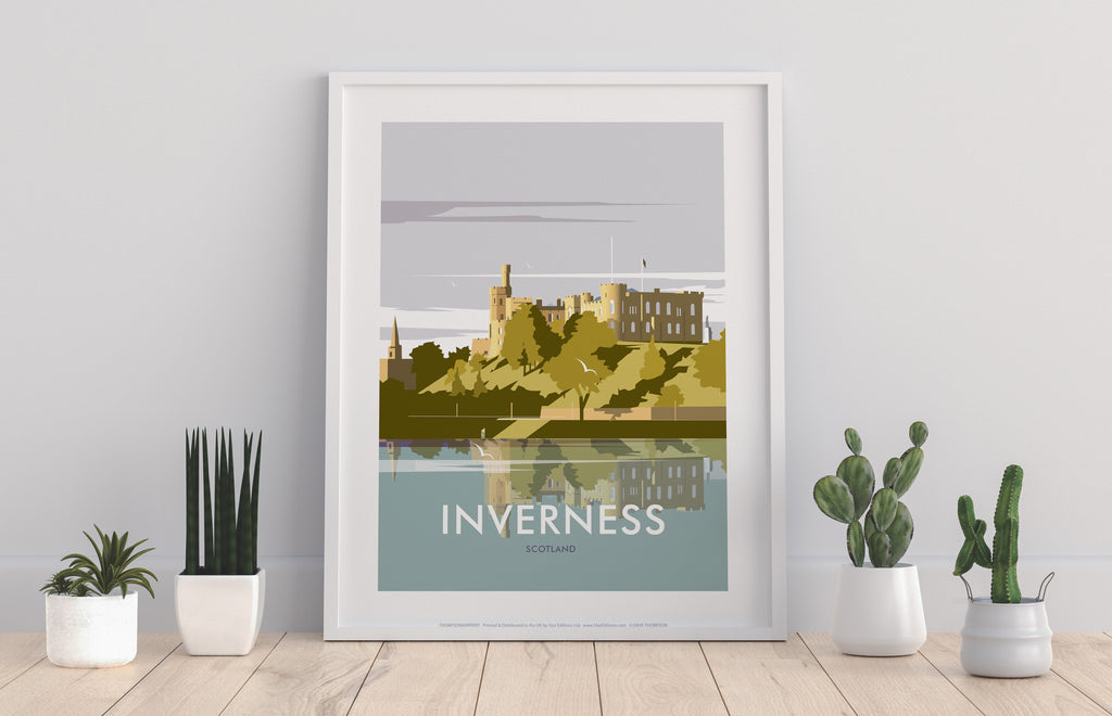 Inverness, Scotland By Artist Dave Thompson - Art Print