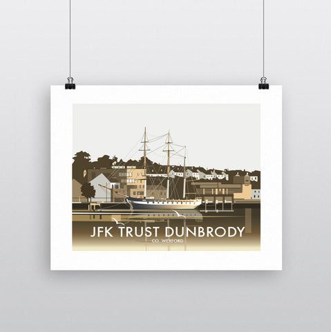 THOMPSON614: JFK Trust Dunbrody Co.Wexham. Greeting Card 6x6