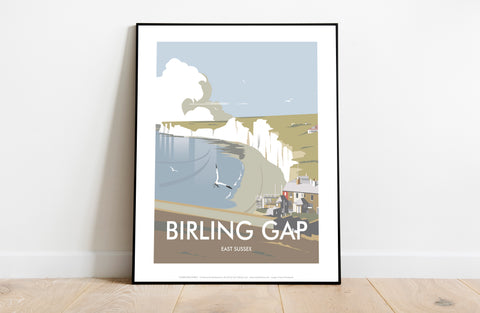Birling Gap, East Sussex By Artist Dave Thompson Art Print