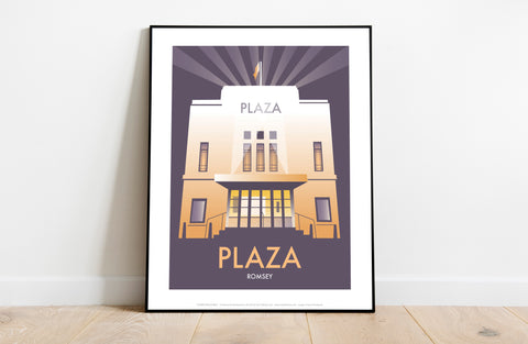 Plaza, Romsey By Artist Dave Thompson - Premium Art Print