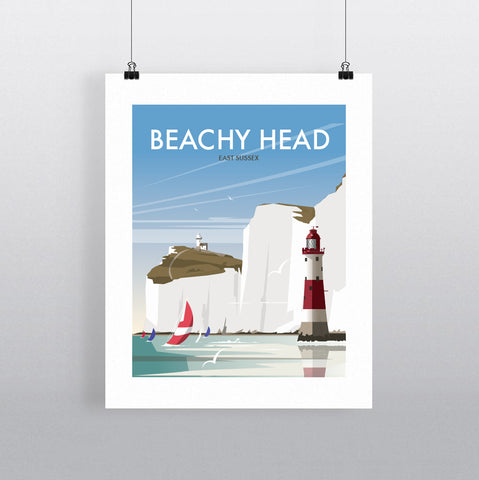 THOMPSON626: Beachy Head East Sussex. Greeting Card 6x6