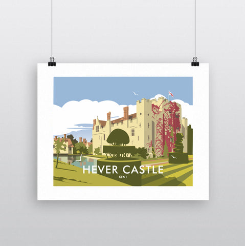 THOMPSON628: Hever Castle Kent. Greeting Card 6x6