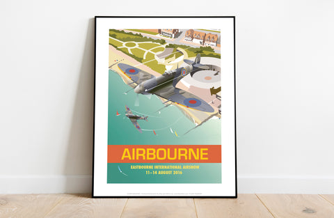 Eastbourne Airshow By Artist Dave Thompson Art Print