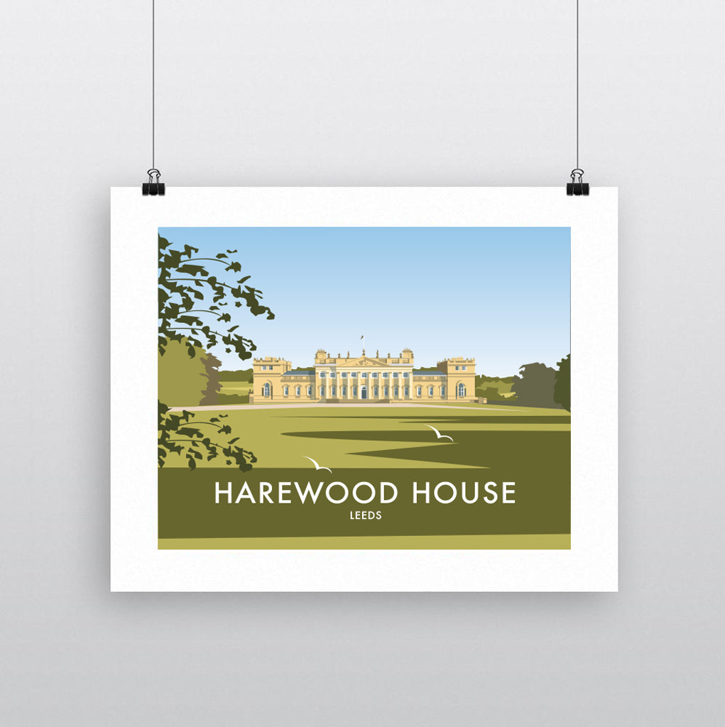 THOMPSON637: Harewood House Leeds. Greeting Card 6x6