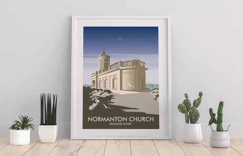 Normanton Church, Rutland Water By Dave Thompson Art Print