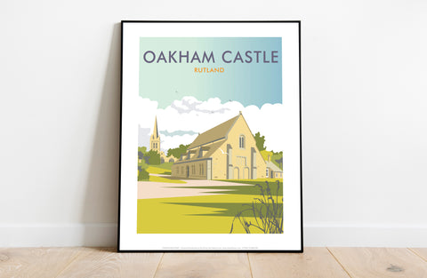 Oakham Castle, Rutland By Artist Dave Thompson - Art Print