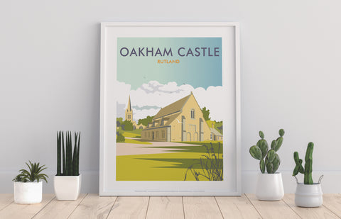 Oakham Castle, Rutland By Artist Dave Thompson - Art Print