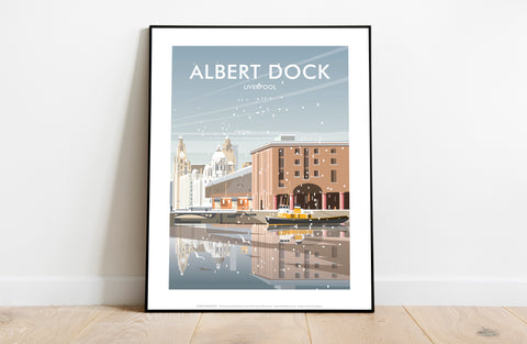 Albert Dock, Liverpool By Artist Dave Thompson - Art Print