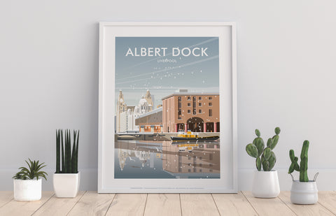 Albert Dock, Liverpool By Artist Dave Thompson - Art Print