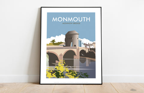 Monmouth, Monnow Bridge By Artist Dave Thompson Art Print