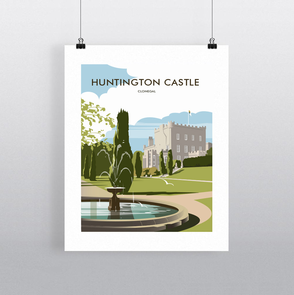 THOMPSON715: Huntington Castle Clonegal Ireland. Greeting Card 6x6