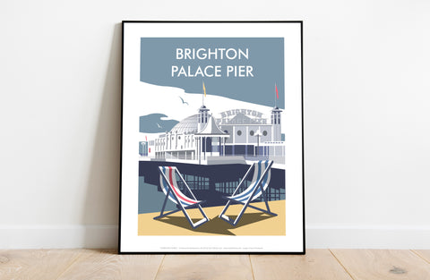 Brighton, Palace Pier By Artist Dave Thompson - Art Print