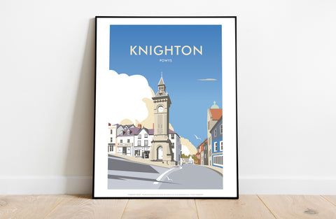 Knighton, Powys By Artist Dave Thompson - Premium Art Print