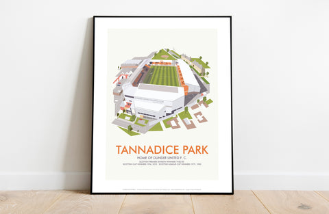 Tannadice Park, Dundee United By Dave Thompson Art Print