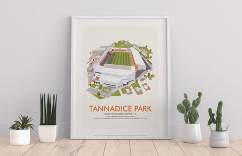 Tannadice Park, Dundee United By Dave Thompson Art Print